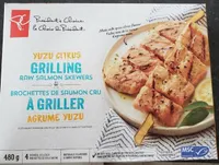 Yuzu Citrus Grilling raw salmon skewers