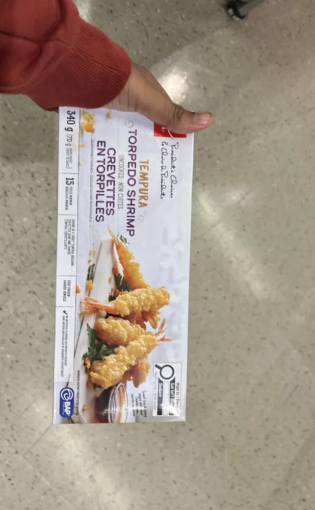 Crevettes panées