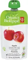 Apple strained baby food