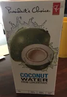 Coconut Water, not from concentrate.