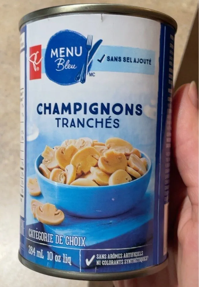 Champignons tranchés