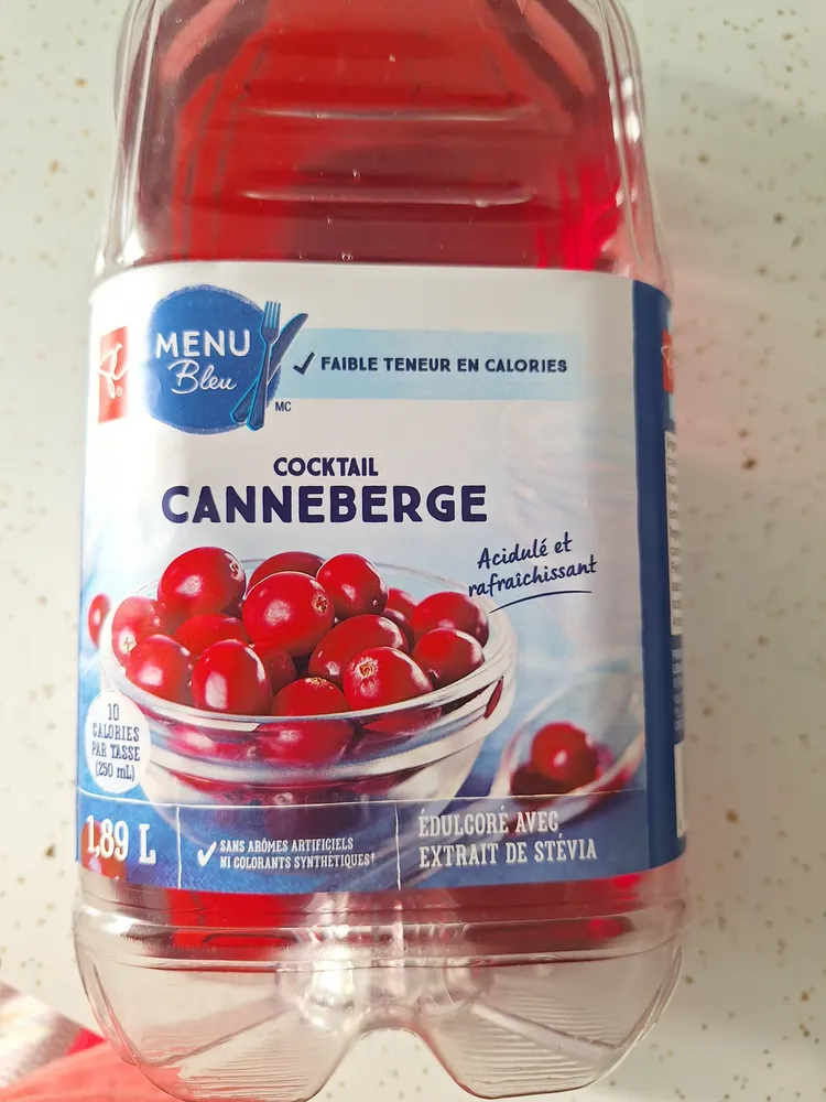 Cocktail canneberge