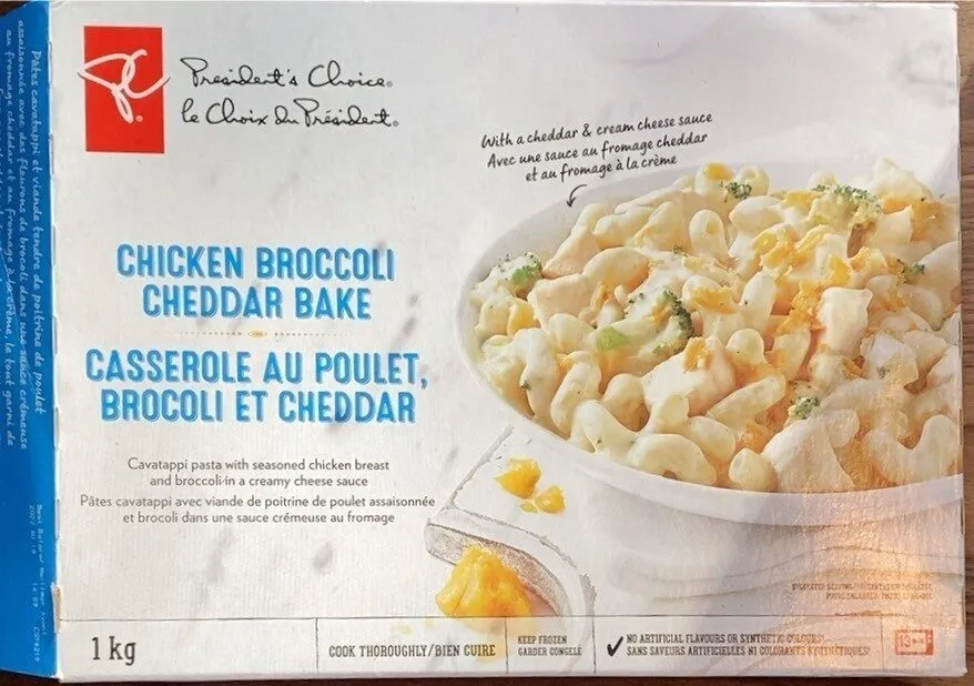 Casserole au poulet, brocoli et cheddar
