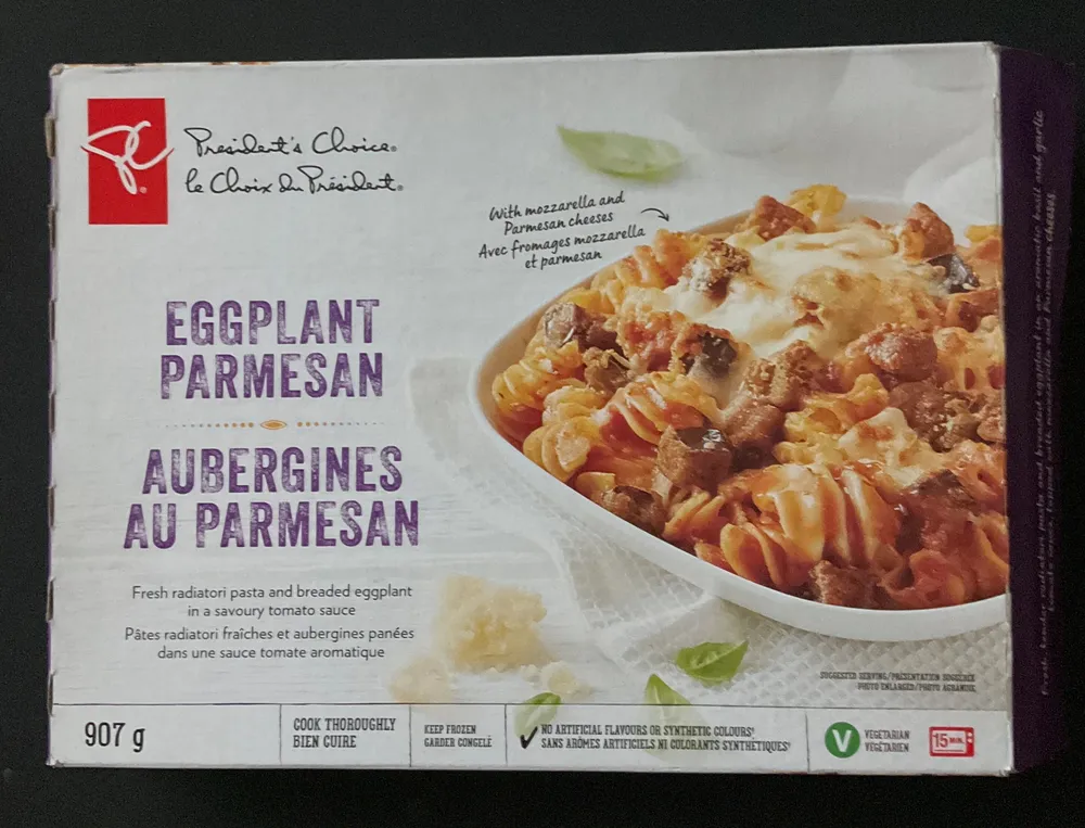 Eggplant parmaesan