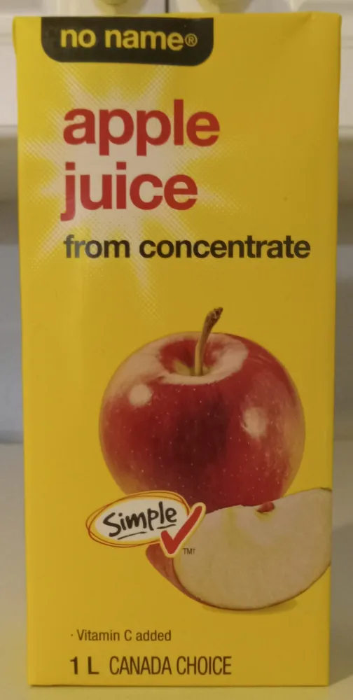 Apple Juice from Concentrate
