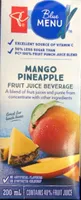 Mango Pineapple Fruit Juice Beverage
