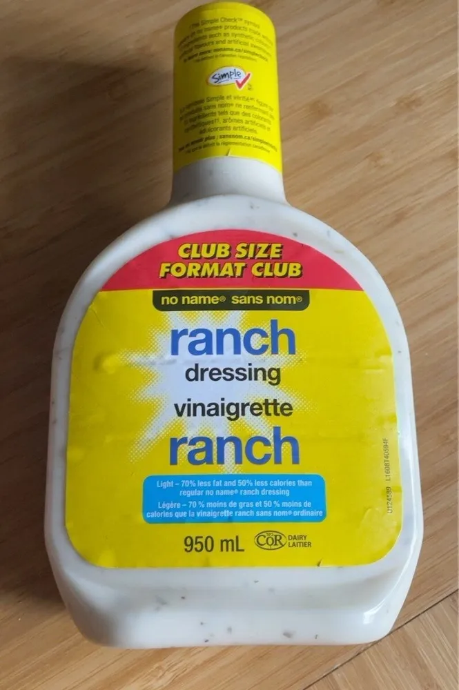 Vinaigrette ranch légère
