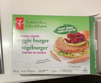 Végéburger enrobé de quinoa