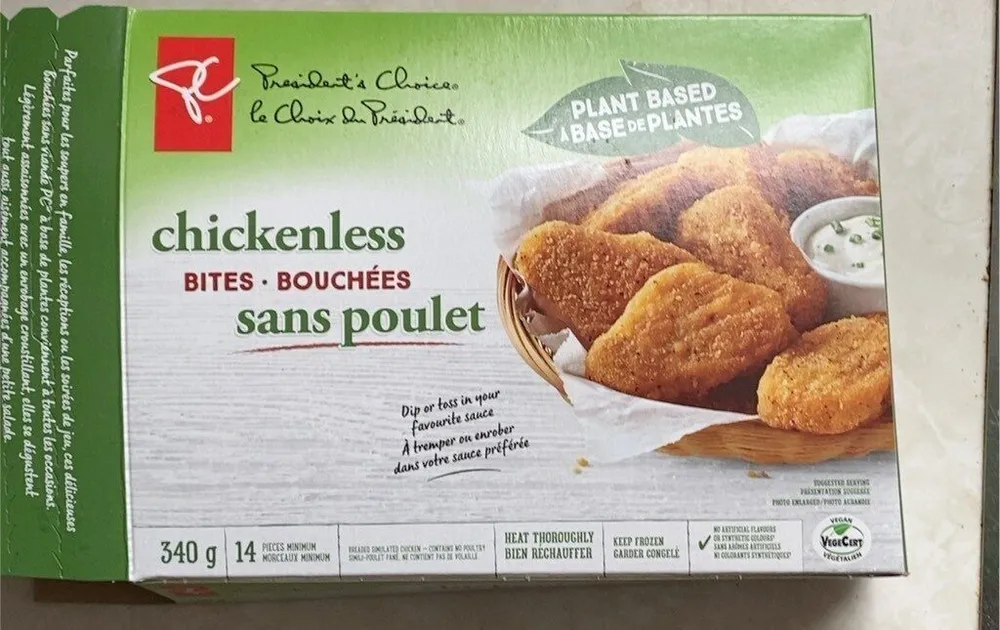 Bouchées sans poulet