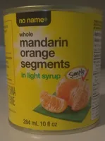 Whole Mandarin Orange Segments in Light Syrup