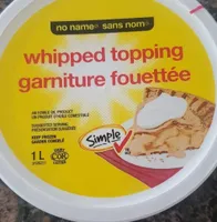 Whipped topping