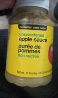 unsweetened apple sauce