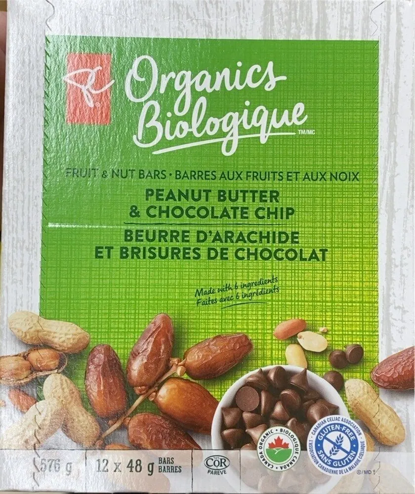 Barre aux fruits et aux noix
