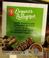 PC Organics - Dark Chocolate & Peanut Butter Nut Bars