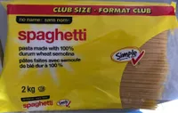 Spaghetti club size