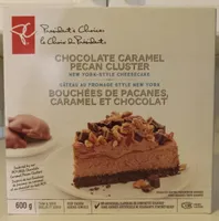 Chocolate Caramel Pecan Cluster New York-Style Cheesecake