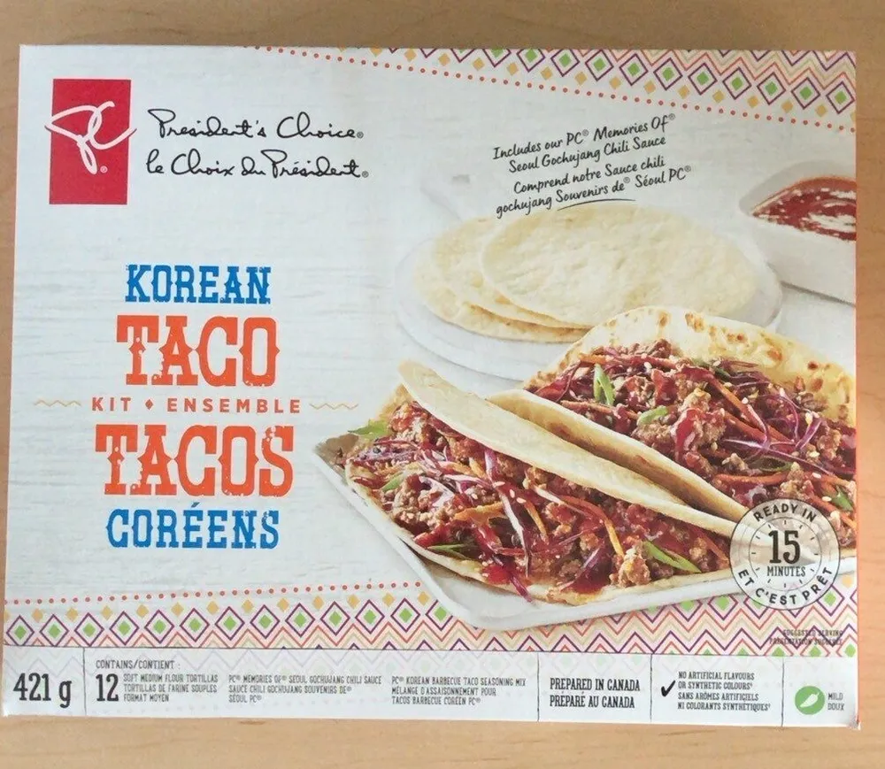 Tacos coréens