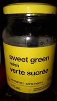 Relish verte sucrée