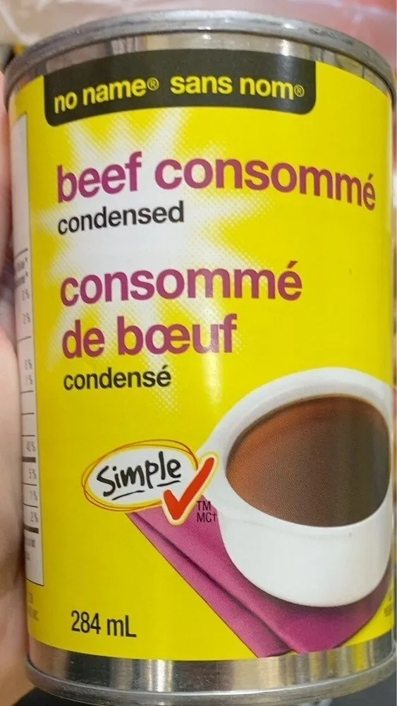 Consommé de boeuf