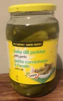 baby dill pickles with garlic