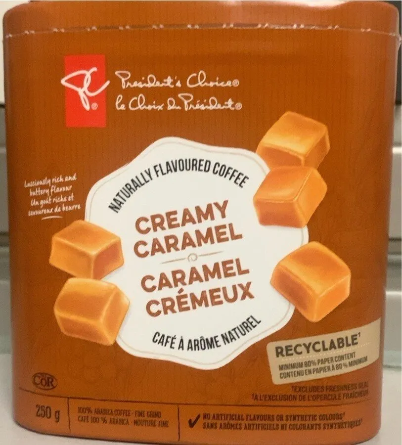 Cafe a arome naturel caramel
