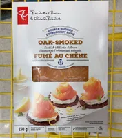 Saumon de l’Atlantique écossais fume au chêne