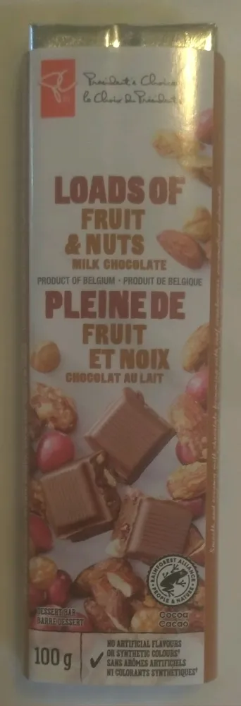 Loads of Fruit & Nuts Milk Chocolate