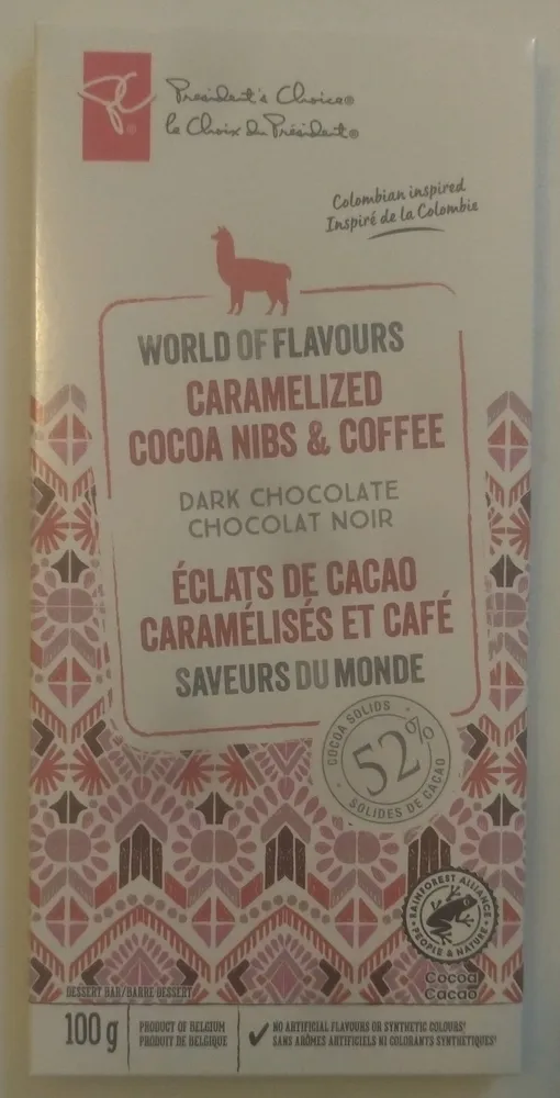 Caramelized Cocoa Nibs & Coffee Dark Chocolate