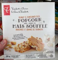 Peanut and sunflower seed popcorn