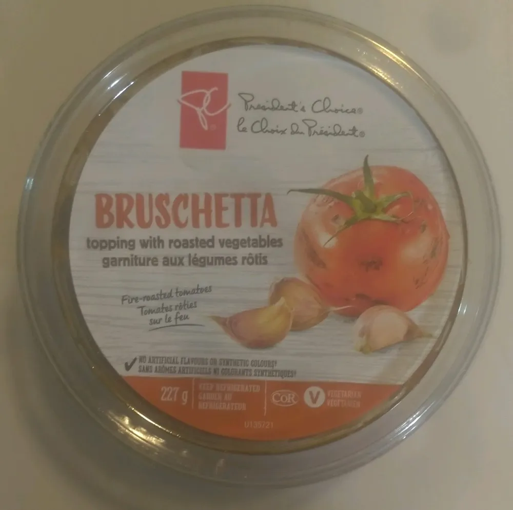 Bruschetta Topping with Roasted Vegetables