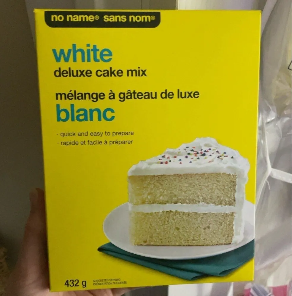 No Name white cake mix