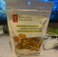 Turmeric seasoned nuts