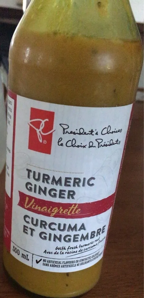 Tumeric ginger vinaigrette