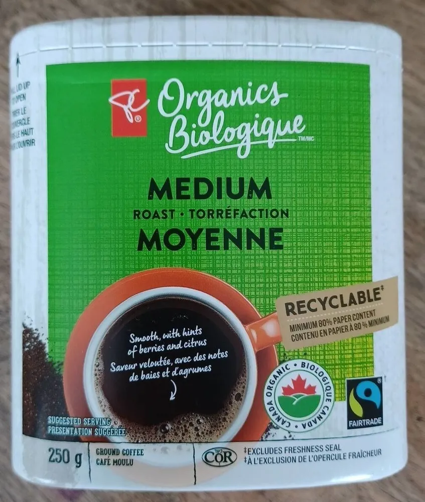 Organics Medium Roast Coffee