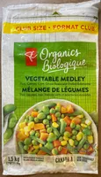 Vegetable Medley, Organic Keep Frozen.
