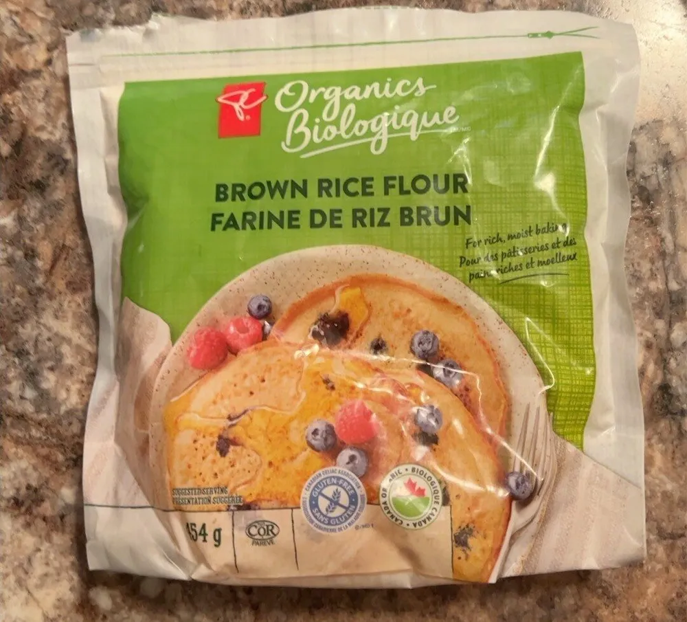 Farine de riz brun
