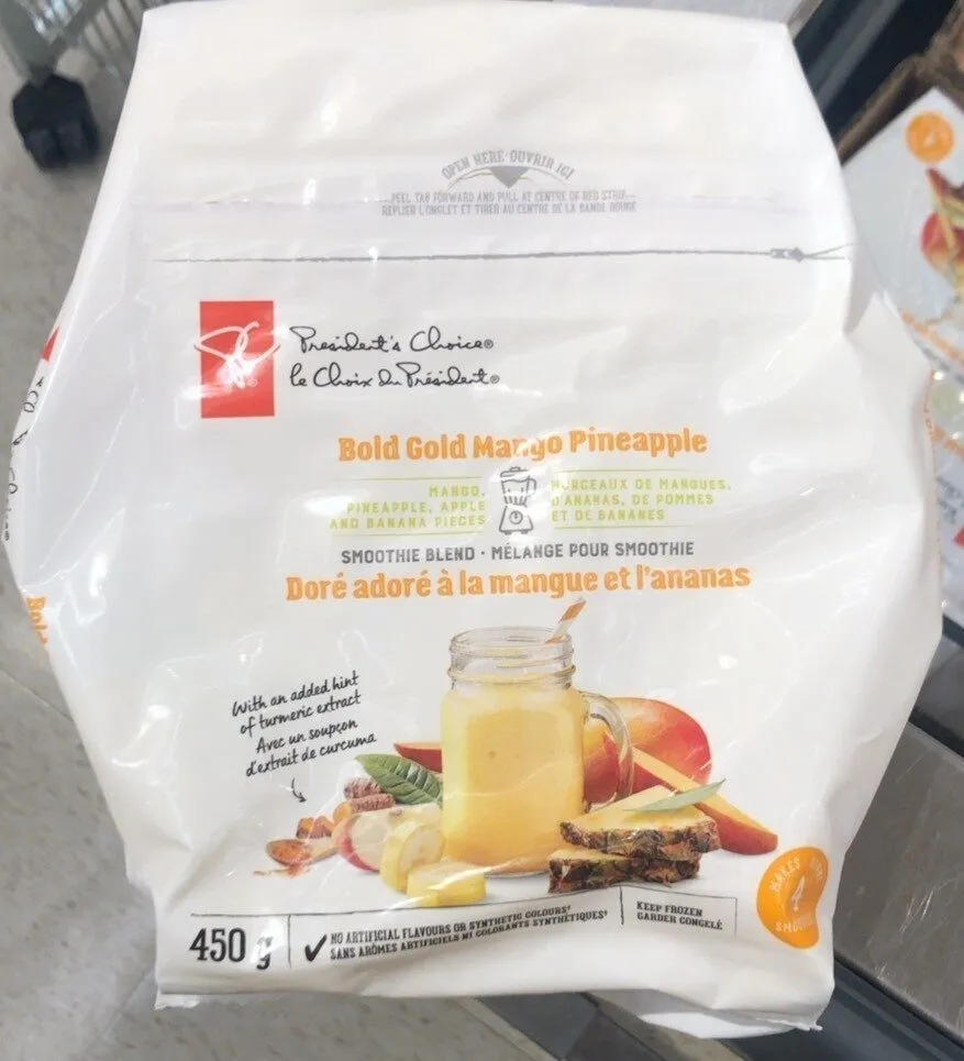 Bold gold Mango pineapple