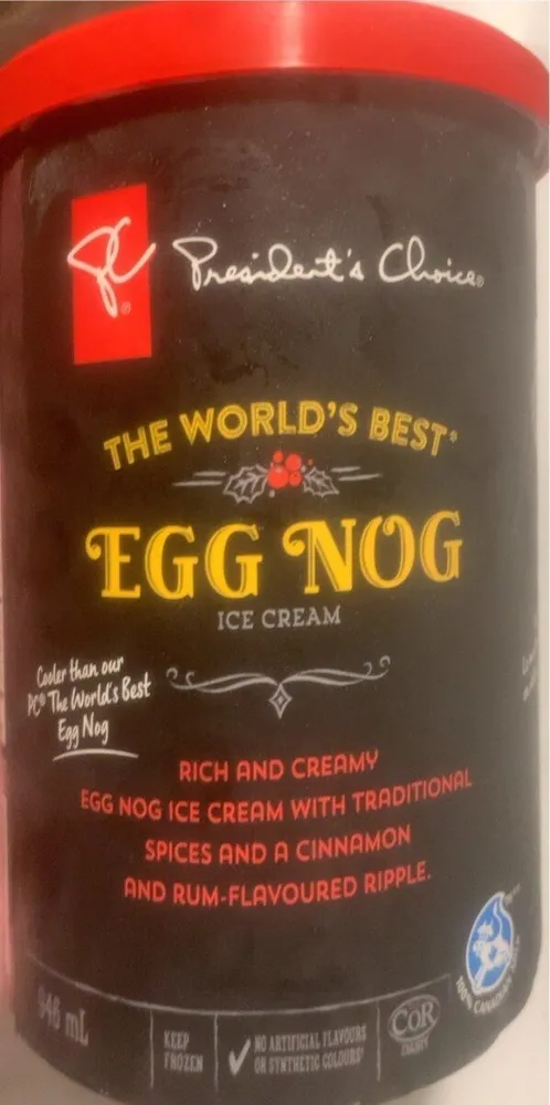 The World’s Best Egg Nog Ice Cream