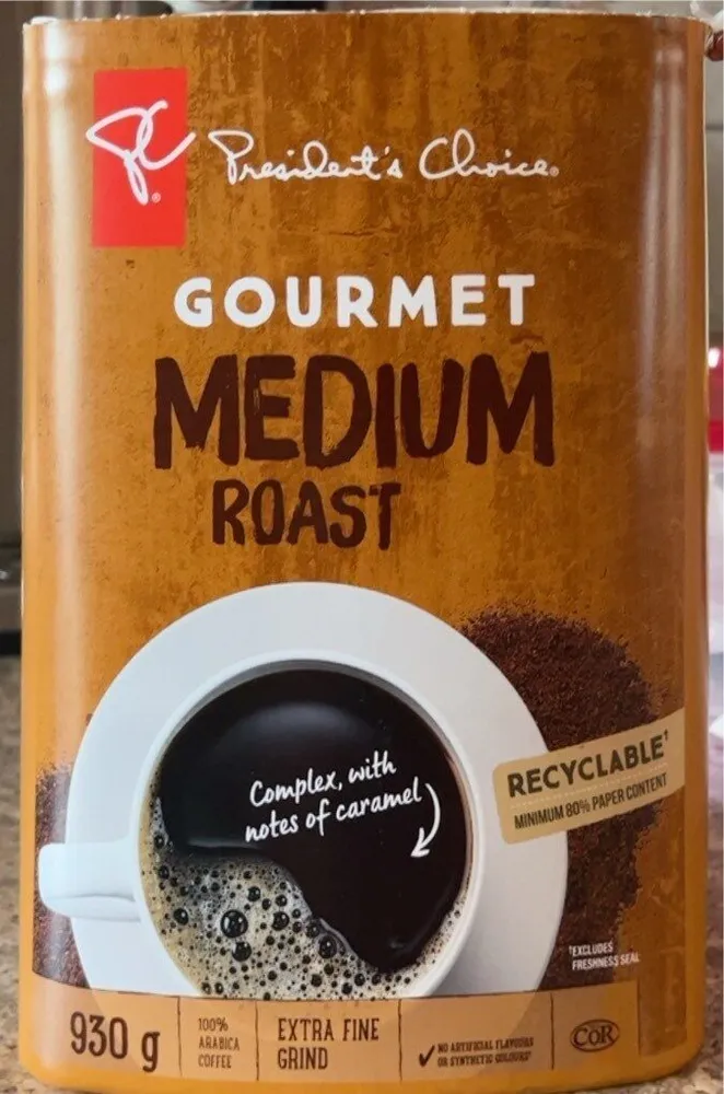 President's Choice Gourmet Medium Roast Extra Fine Grind Coffee