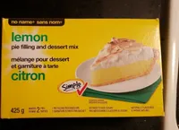 Lemon pie filling and dessert mix