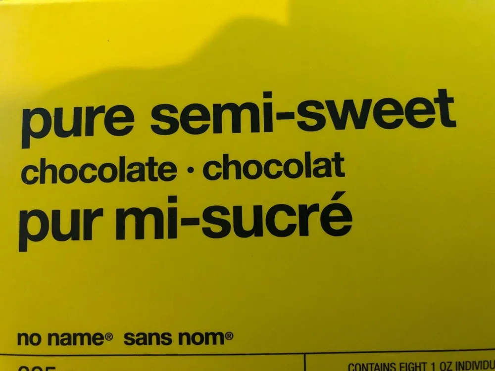 Pure semi-sweet chocolate