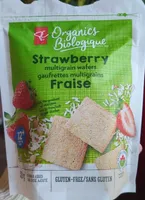 Strawberry multigrain wafers