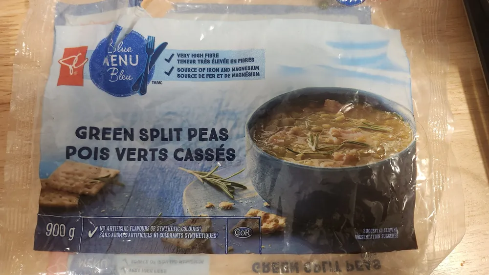 Pois verts cassés