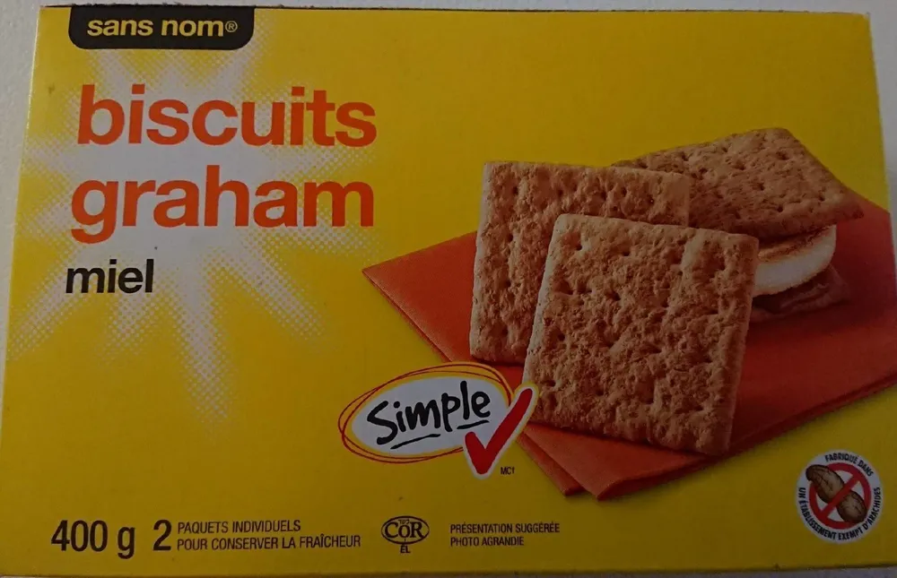 Biscuits Graham miel