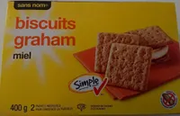 Biscuits Graham miel