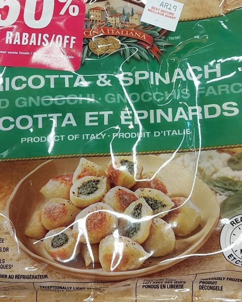 Ricotta & Spinach Gnocchi