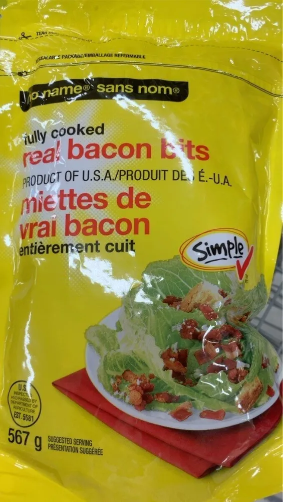 Miette de vrai bacon
