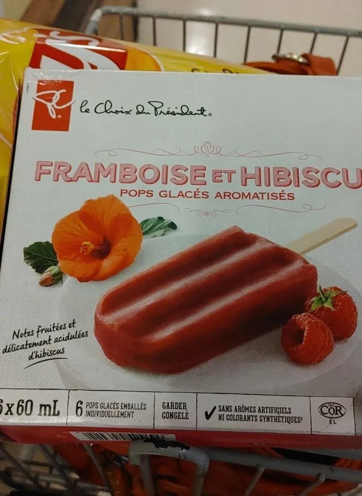 Pc pops glacées framboise et hibiscus