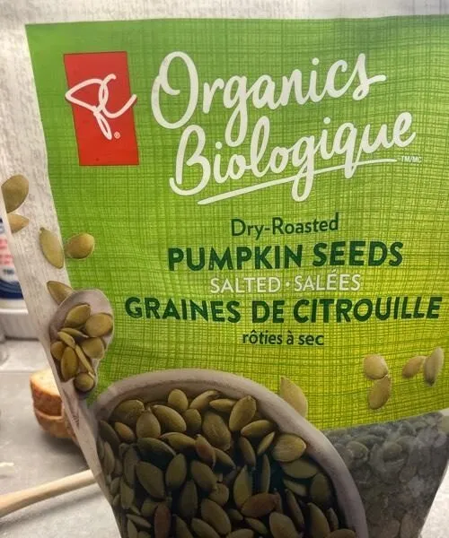 Graines de citrouille salées biologique