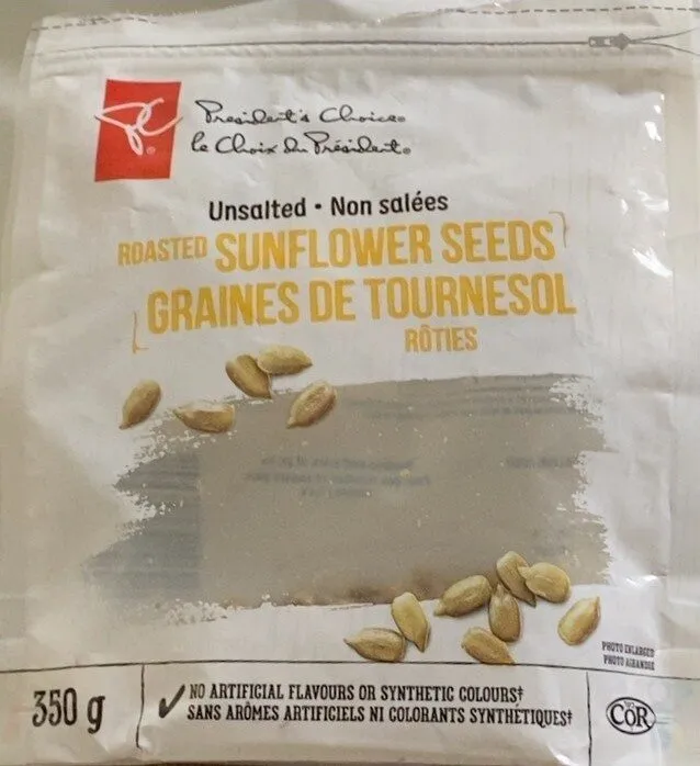 Graines de tournesol roties non salees